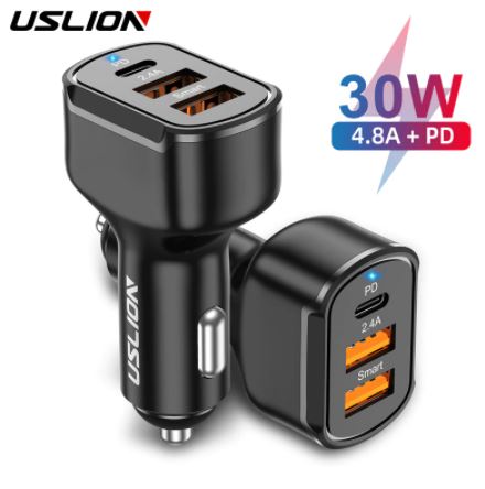 Uslion 30W USB Car Charger