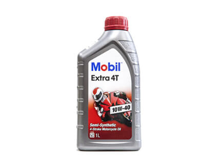 Mobil Extra 4T 10W-40 Semi-Synthetic Motorcycle Oil 1L