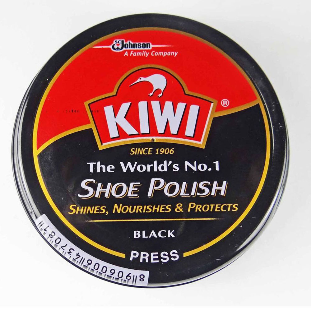 Kiwi Black Shoe Polish 36g