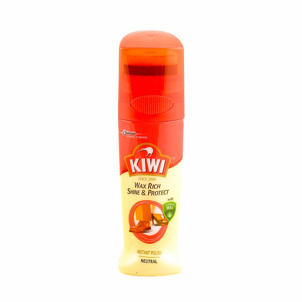 Kiwi Wax Rich Shoe & Protect Instant Polish Neutral 75mL