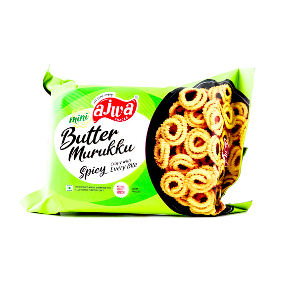 Ajwa Mini Butter Murukku Spicy 150g
