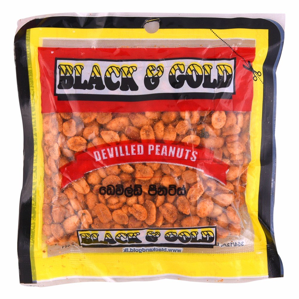 Black & Gold Devilled Peanut 100g