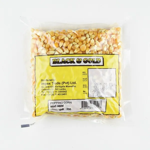 Black & Gold Pop Corn 200g