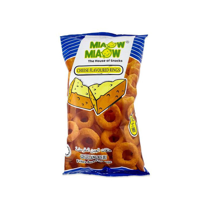 Miaow Miaow Cheese Flavoured Rings 60g