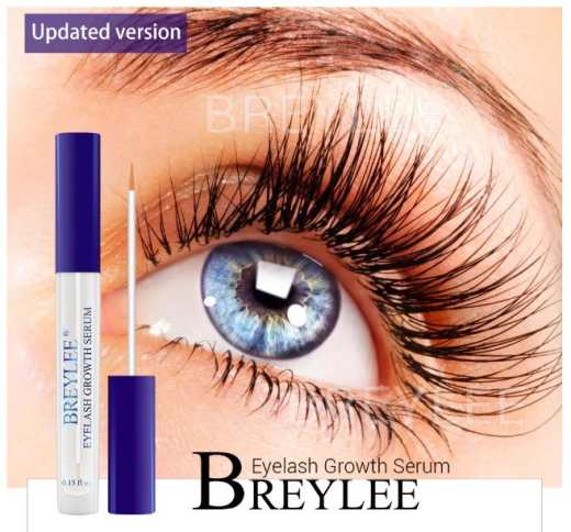 Breylee Eyelash Growth Eye Serum Eyelash Enhancer Longer Fuller Thicker Lashes Eyebrows