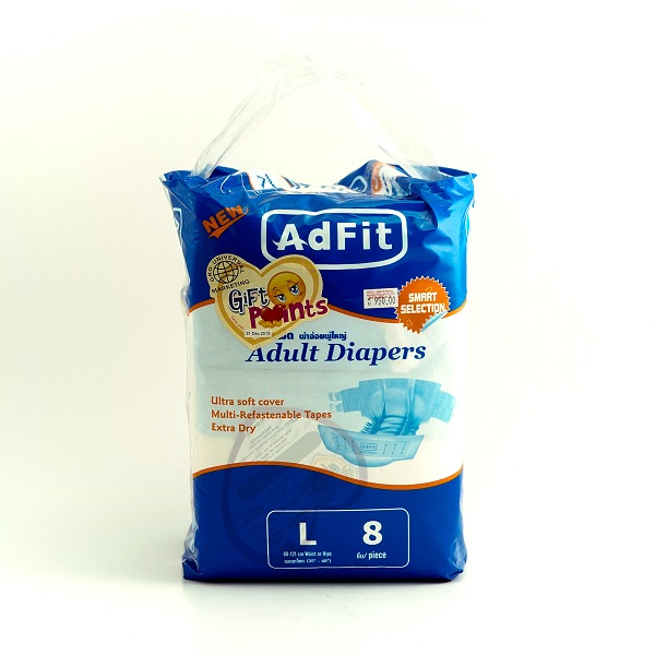 Adfit Adult Diaper L 8pcS