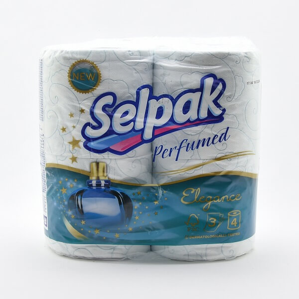 Selpak Perfumed Elegance Toilet Rolls 3Ply 4s