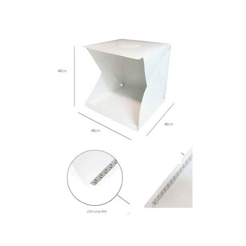 40 X 40 X 40cm Portable Folding Studio Light Box