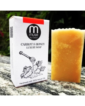 Muse by Ceylon Carrot & Honey Luxury Soap