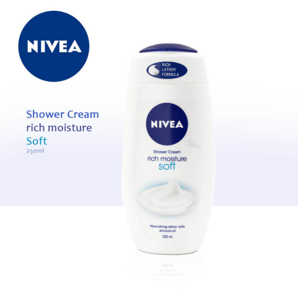 Nivea Shower Cream Rich Moisture Soft 250ML