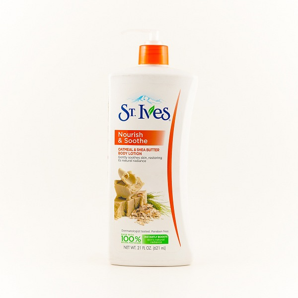 St. Ives Nourish & Soothe Oatmeal & Shear Butter Body Lotion 621mL