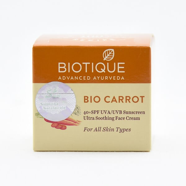 Biotique Bio Carrot Ultra Soothing Face Cream 50g