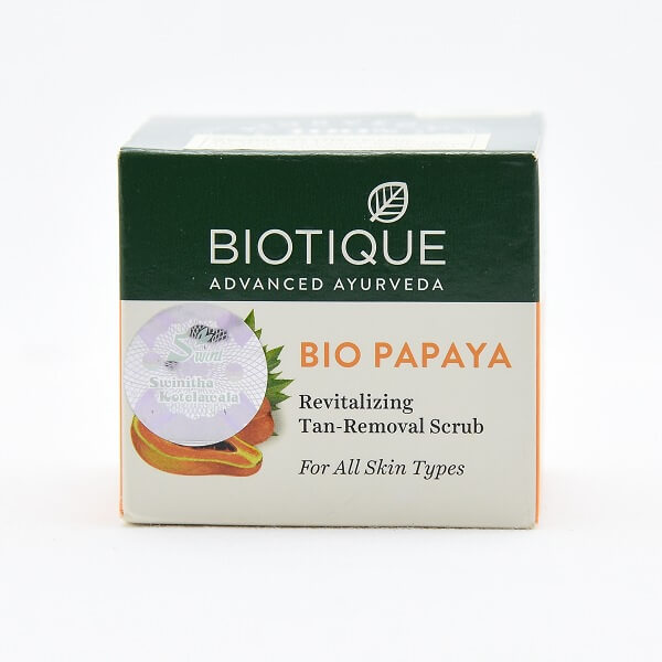 Biotique Bio Papaya Revitalizing Tan-Removal Scrub 75g