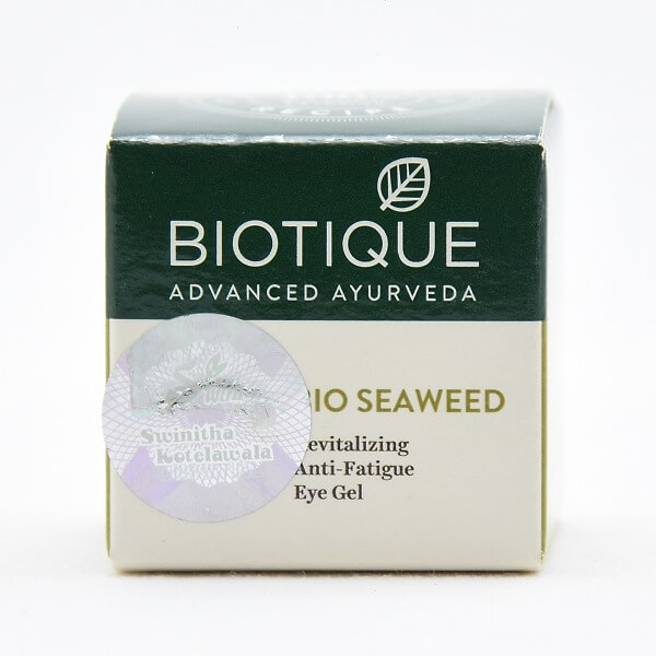 Biotique Bio Seaweed Revitalizing Anti Fatigue Eye Gel 15g