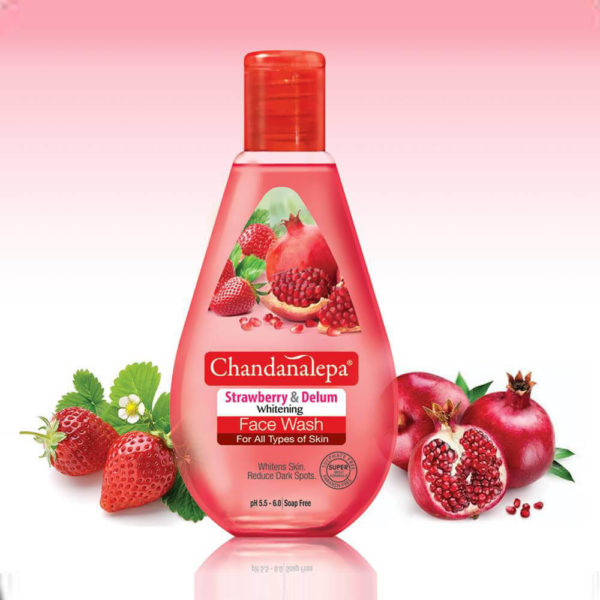 Chanadanalepa Strawberry Delum Whitening Face Wash 50ml