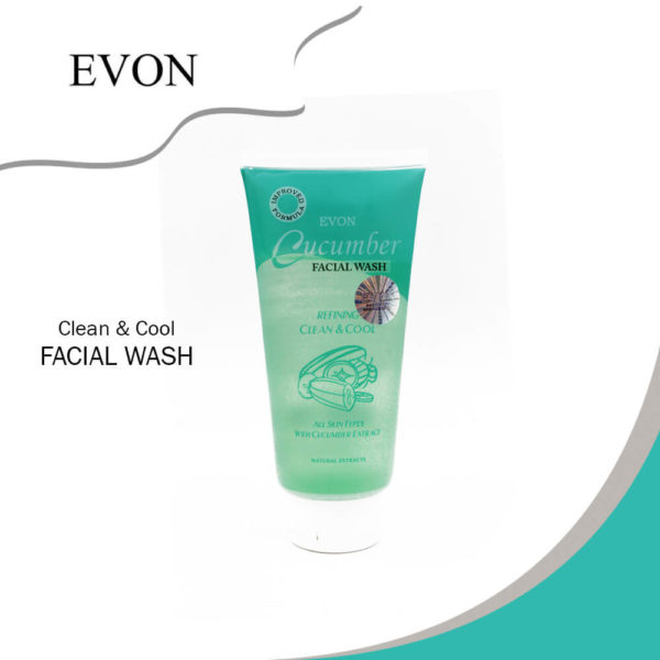 Evon Cucumber Facial Wash Refining Clean and Cool