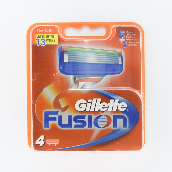 Gillette Fusion Cartridges 4pcs