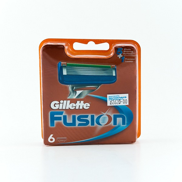 Gillitte Fusion Cartridges 6Pcs