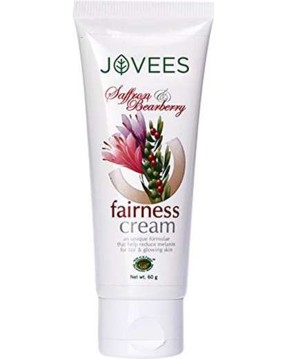 Jovees Saffron and Bearberry Fairness Cream - 60G
