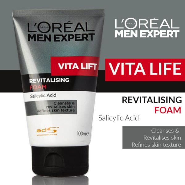 LOral Men Expert Vita Lift Revitalizing Foam 100ML