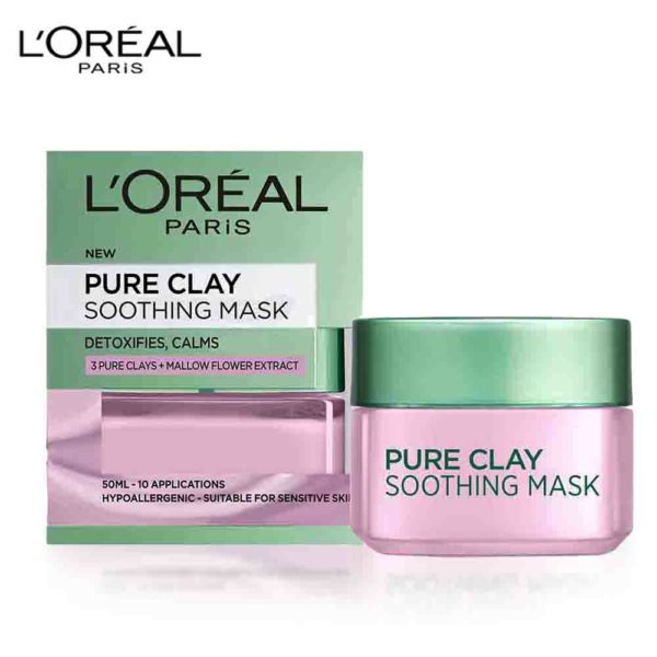 LOral Paris Pure Clay Soothing Face Mask 50ml