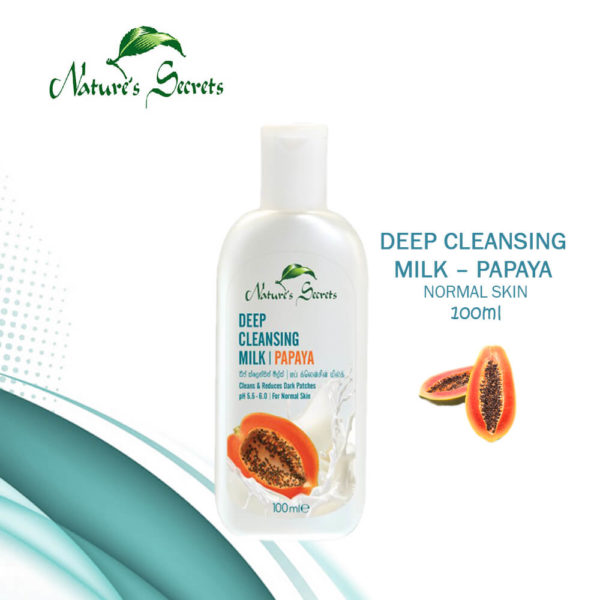 Nature's Secrets Deep Cleansing Milk Papaya 100ML
