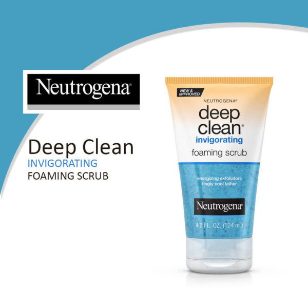 Neutrogena Deep Clean Invigorating Foaming Scrub 124ML