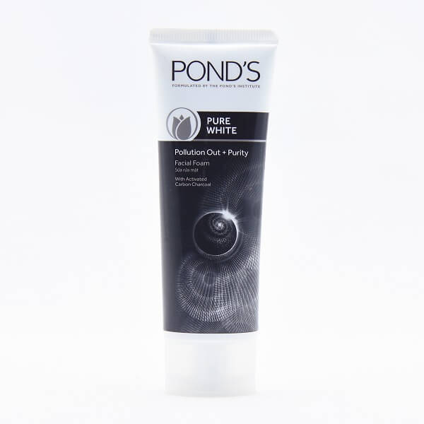 Ponds Face Wash Pure White Charcoal 50g