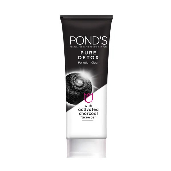Ponds Face Wash Pure White Charcoal 50g