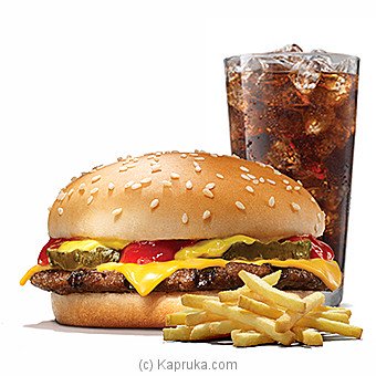 Burger King Cheese Beef Burger Meal Regular