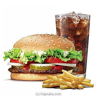 Burger King Whopper Beef Meal Regular
