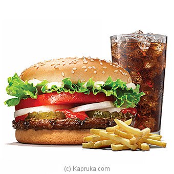 Burger King Whopper Jr. Beef Meal Regular