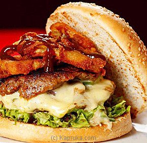 Sandwich Factory Chicken Western BBQ Burger