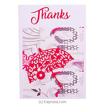 Handmade Thank You Greeting Card
