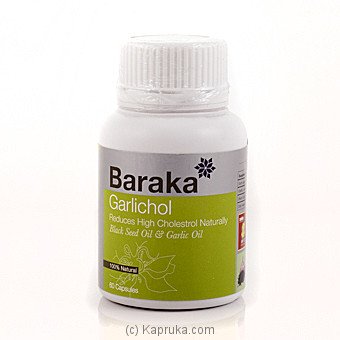 Baraka Garlichol + Black Seed Oil and Garlic Oil 60 Capsules
