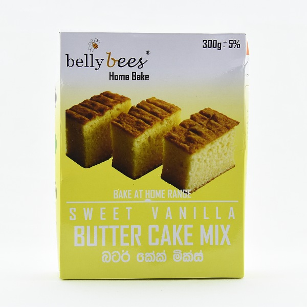 Bellybees Home Bake Sweet Vanilla Butter Cake Mix 300g