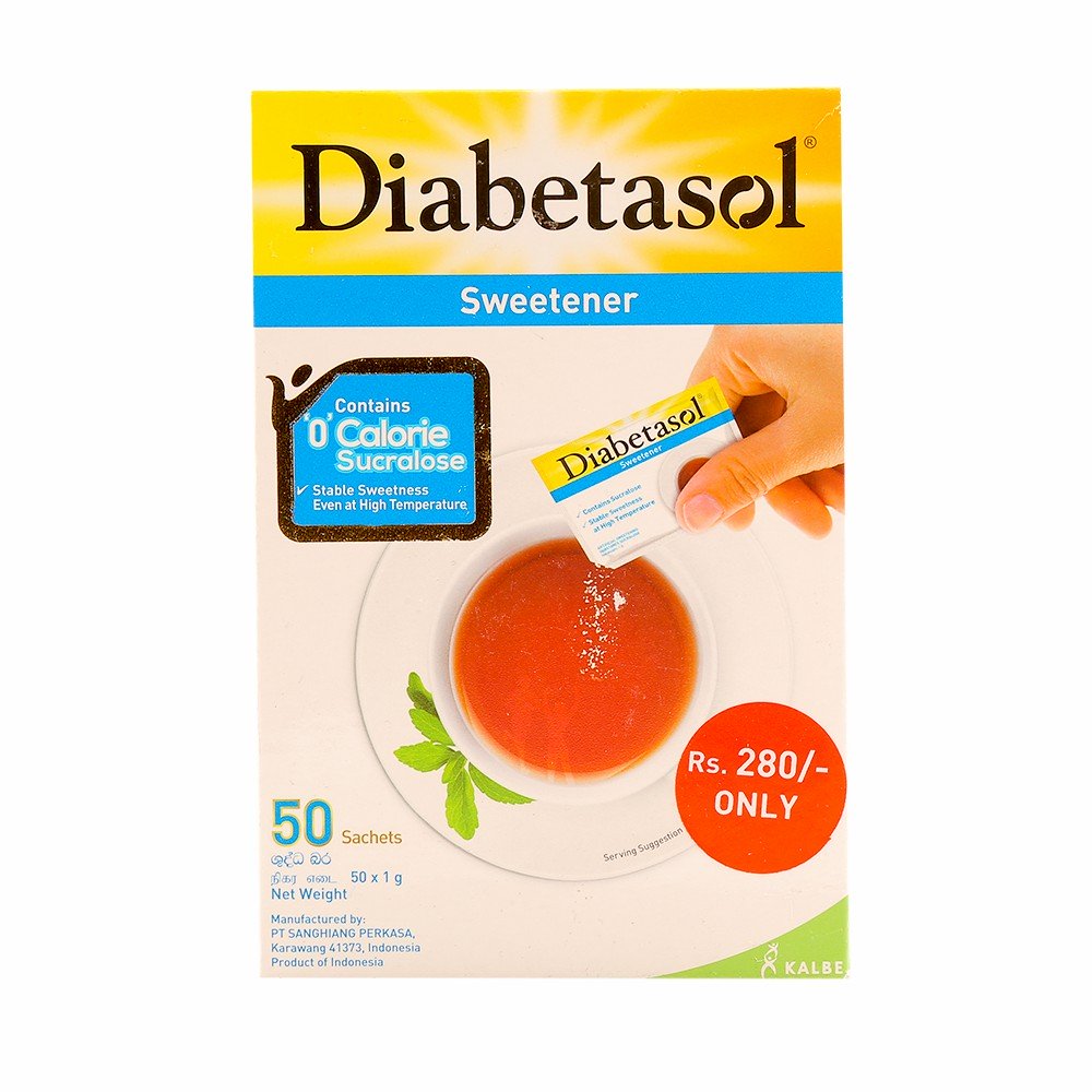 Diabetasol Sweetener 50 Sachets