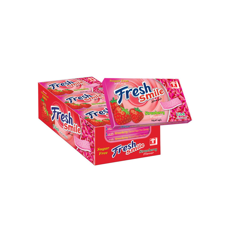 Fresh Smile Strawberry Flavor Gum 14g