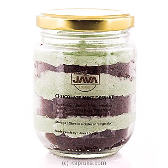 Java Lounge Chocolate and Mint Cake Jar