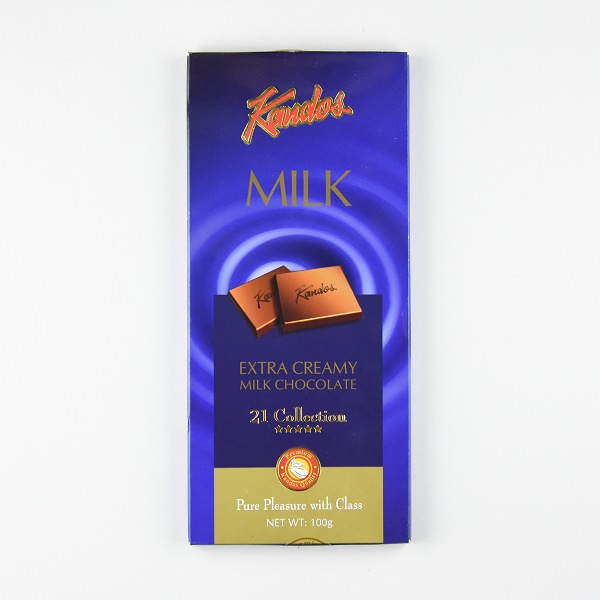 Kandos 21 Collection Extra Creamy Milk Chocolate 100g
