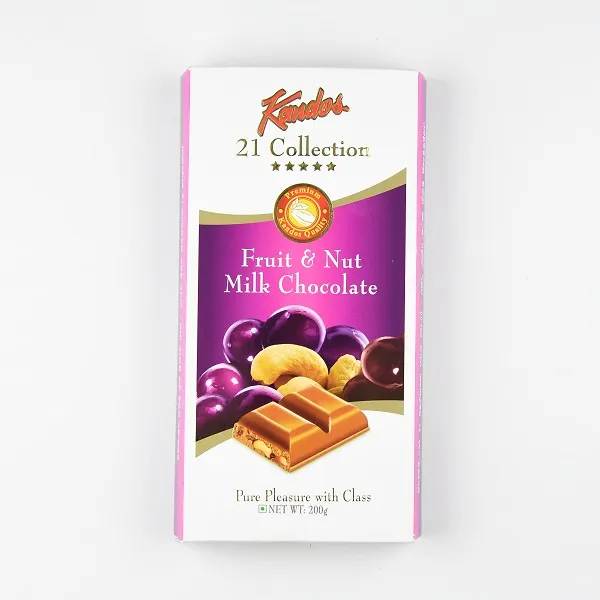 Kandos 21' Collection Fruit & Nut Milk Chocolate 200g
