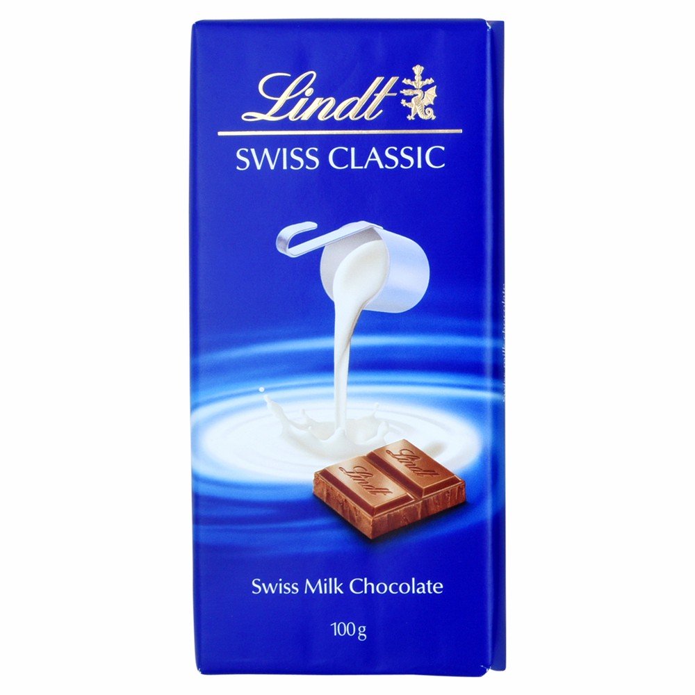 Lindt Swiss Classic Milk Chocolate 100G