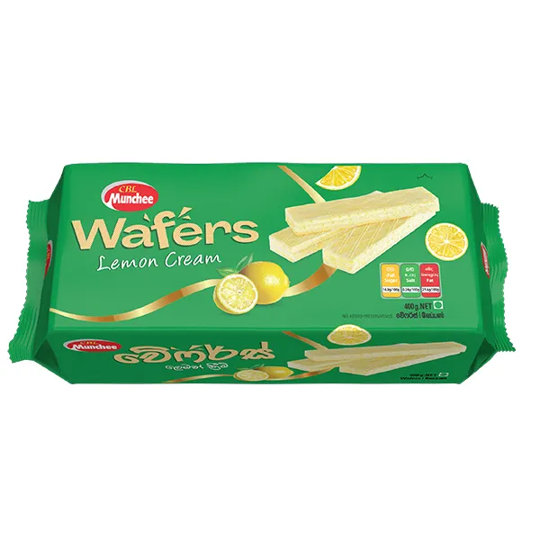 Munchee Lemon Cream Wafers 400g