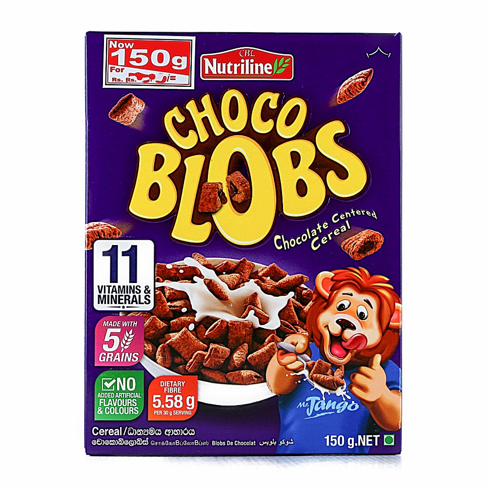 Nutriline Choco Blobs Cereal 150g