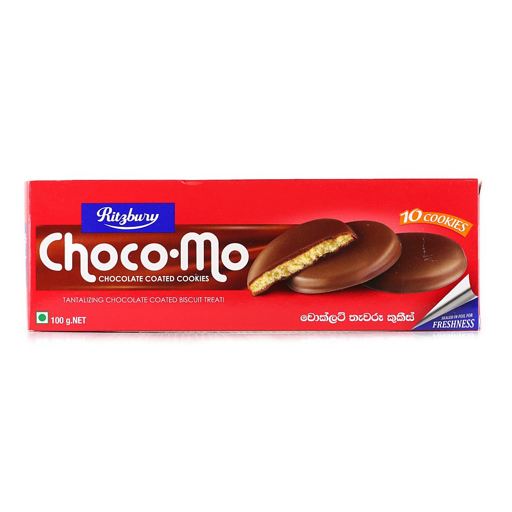 Ritzbury Choco-Mo Chocolate Coated Cookies 100g