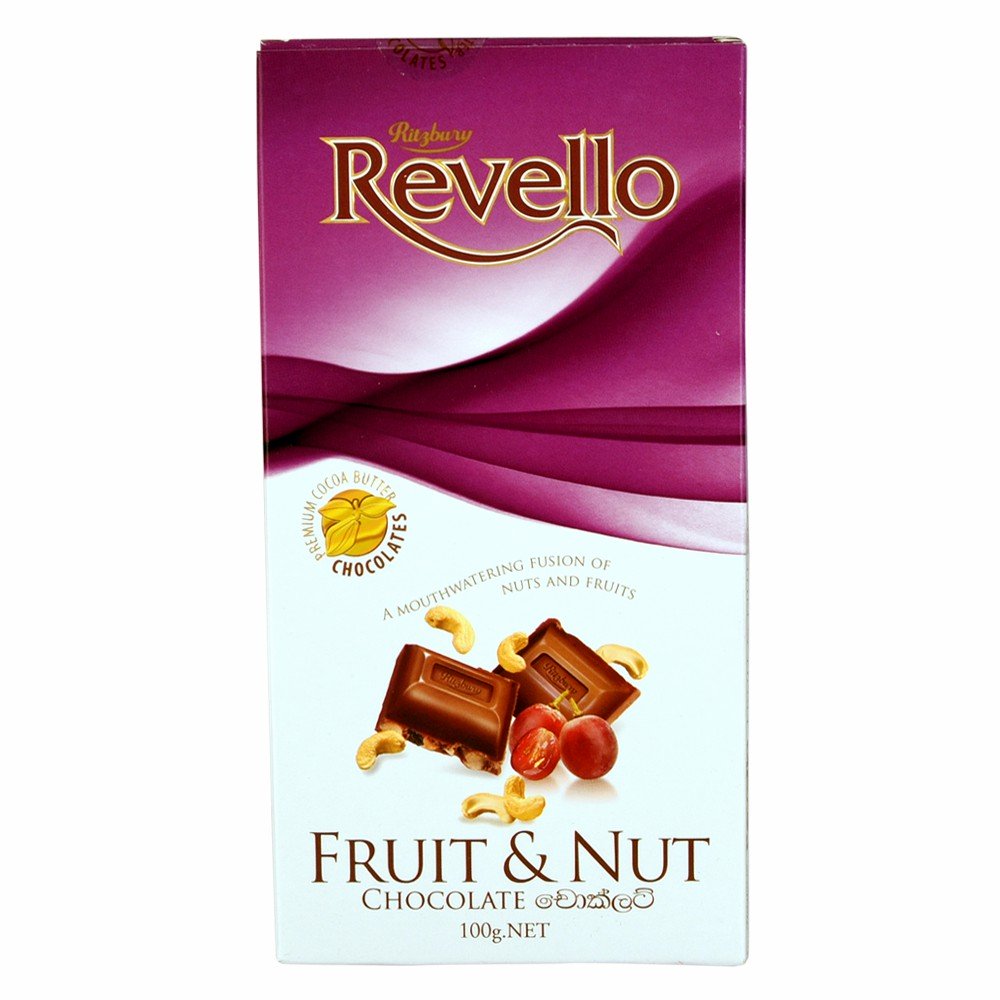 Ritzbury Revello Fruit & Nut Chocolate 100g