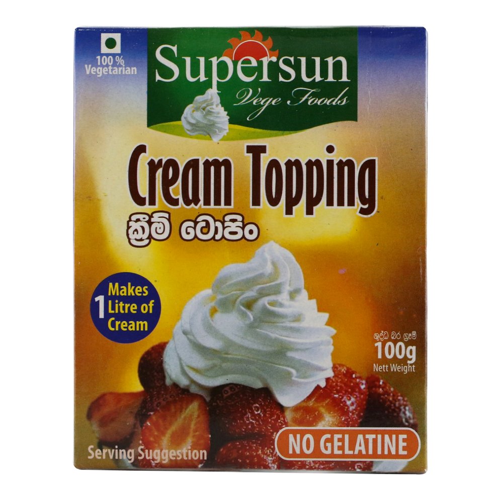 Supersun Cream Topping 100g