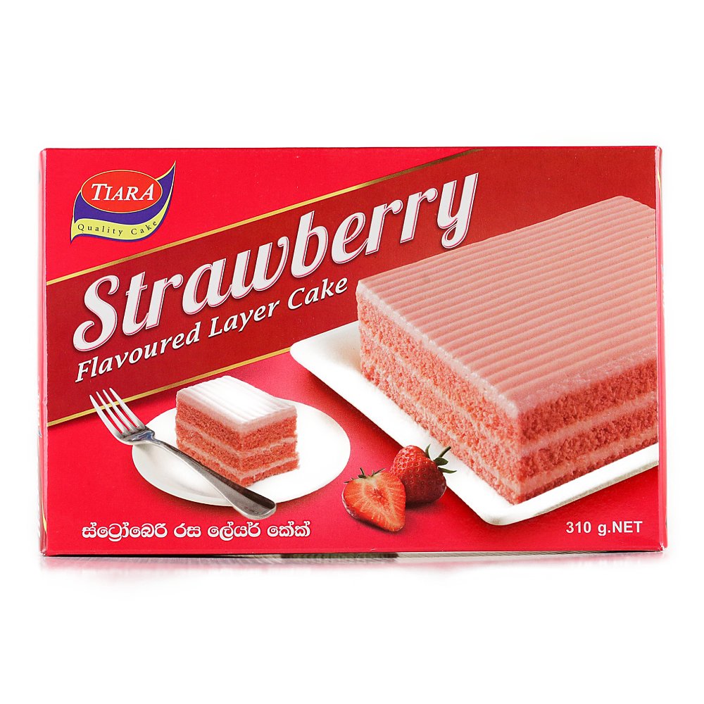 Tiara Layer Cake Strawberry 310g starting from LKR 0 Compare prices