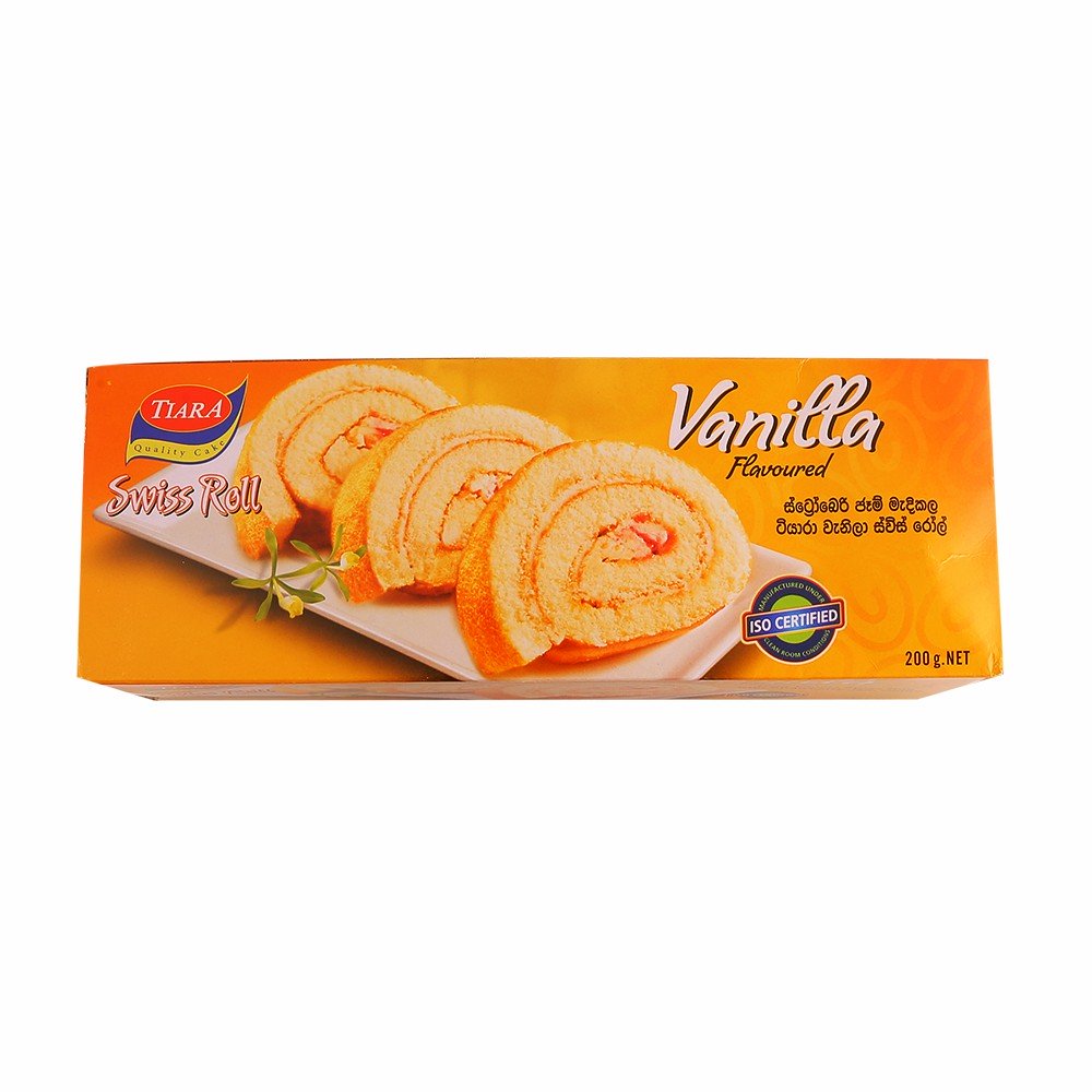 Tiara Swiss Roll Vanilla 200g