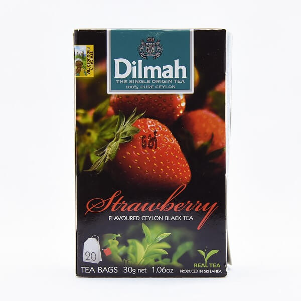 Dilmah Strawberry Flavored Ceylon Black Tea 20s 30g